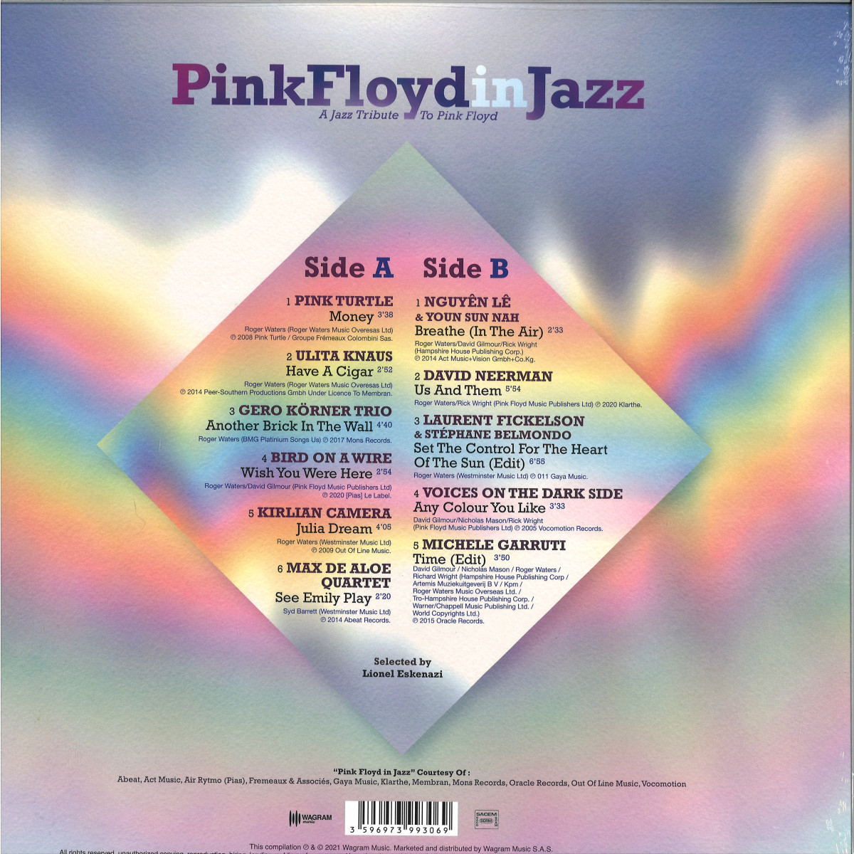 Various Artists - Pink Floyd In Jazz – A Jazz Tribute To Pink Floyd /  Wagram 3399306 - Vinyl