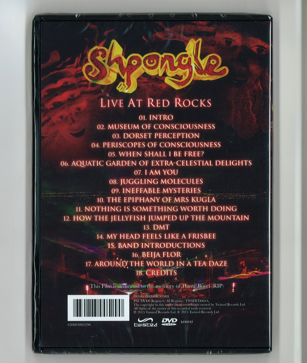 Shpongle - Live At Red Rocks Dvd / Twisted Music TWSDVD004A - DVD