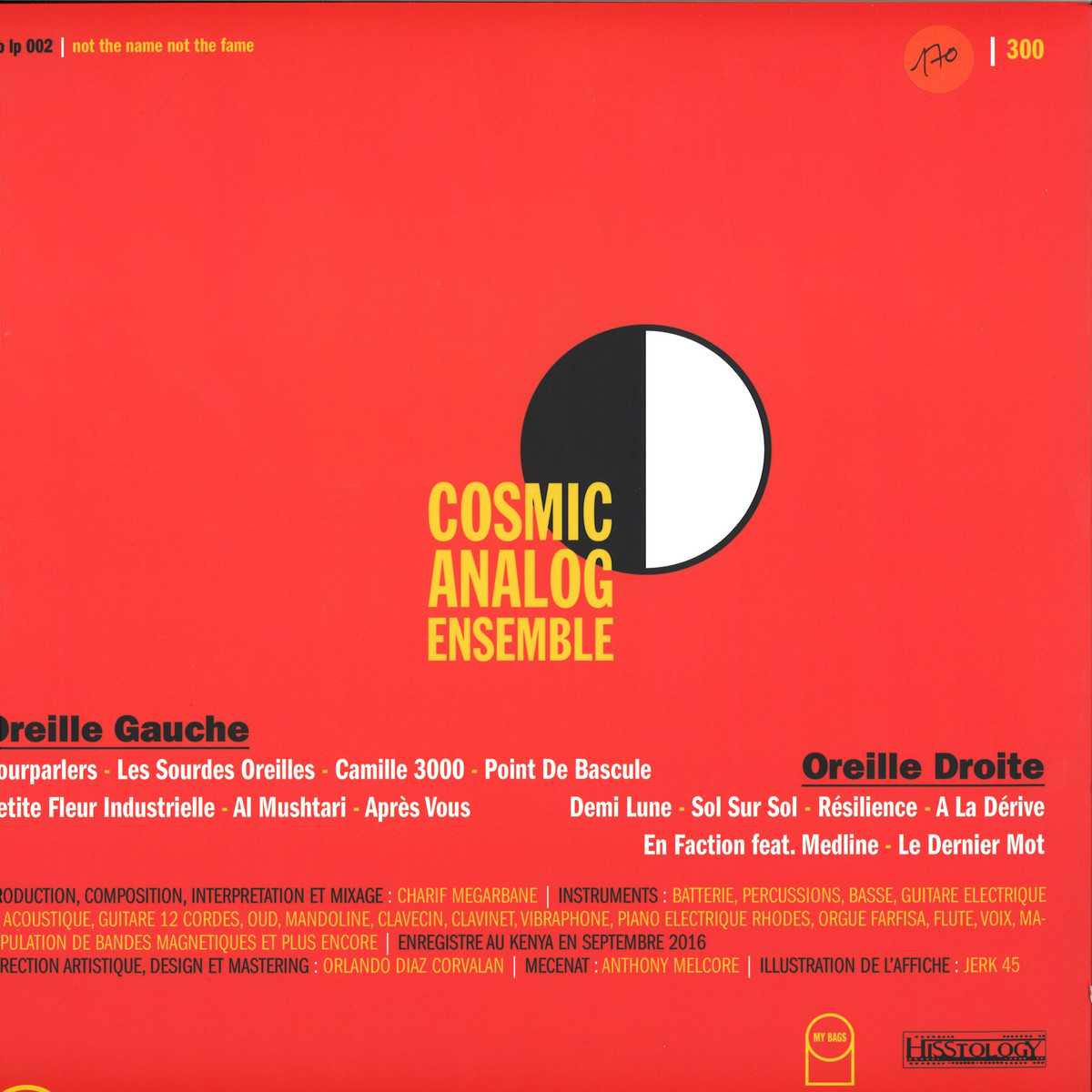 Cosmic Analog Ensemble - Les Sourdes Oreilles / My Bags MBLP02 - Vinyl