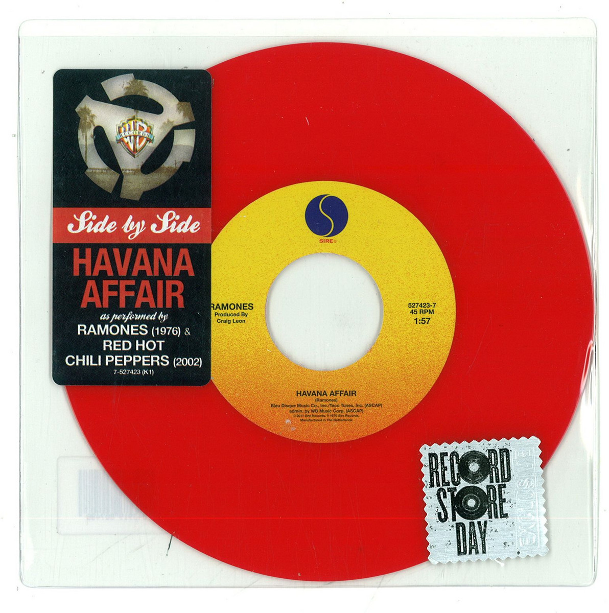 Red Hot Chili Peppers/ramones, The - Havana Affair / Sony Music  Entertainment 5439198074 7