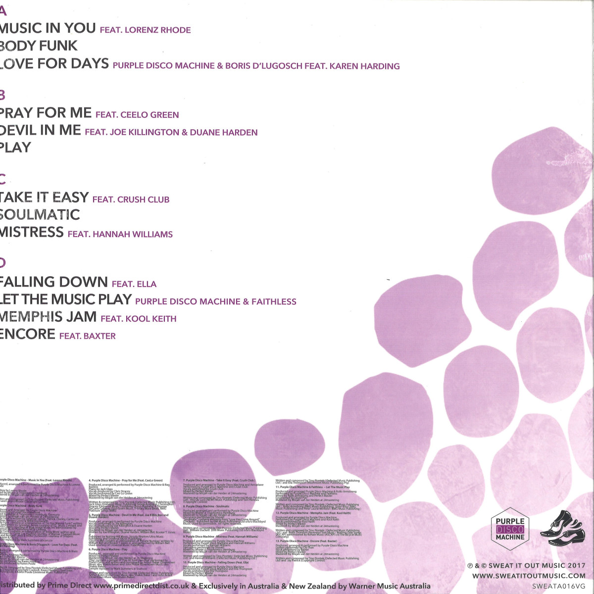 Purple Disco Machine - Soulmatic LP 2x12" / SWEAT IT OUT SWEATA016VG - Vinyl