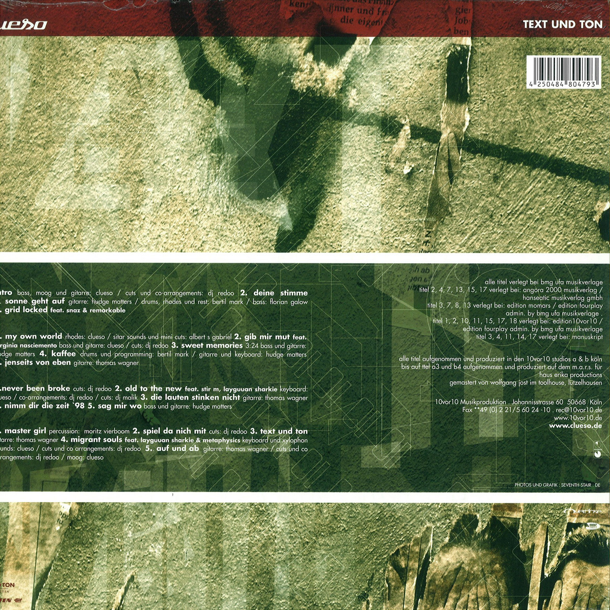 Clueso - Text Und Ton (+cd) / True Type Tracks TT0001 - Vinyl