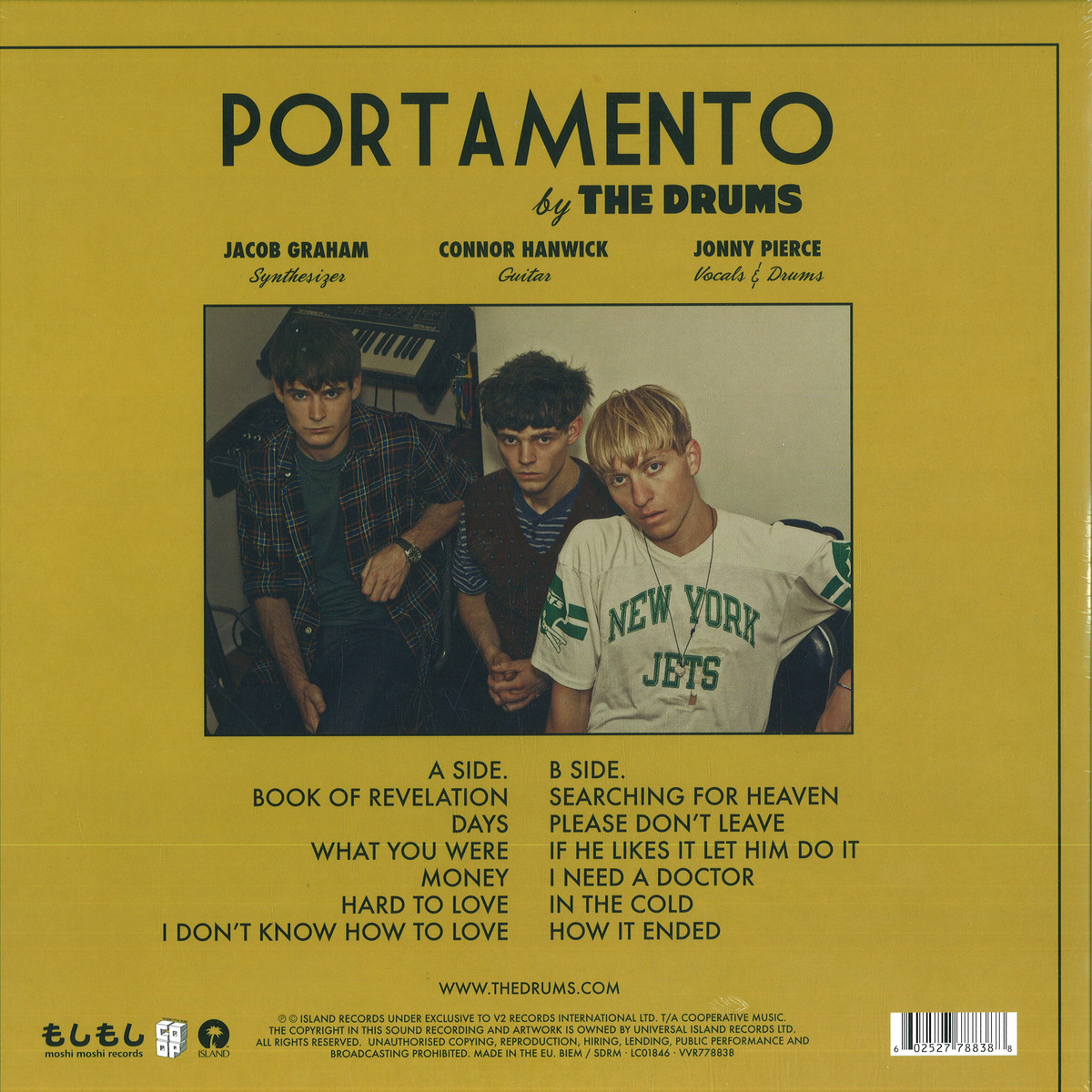 The Drums - Portamento / Polydor Germany 2778838 - Vinyl