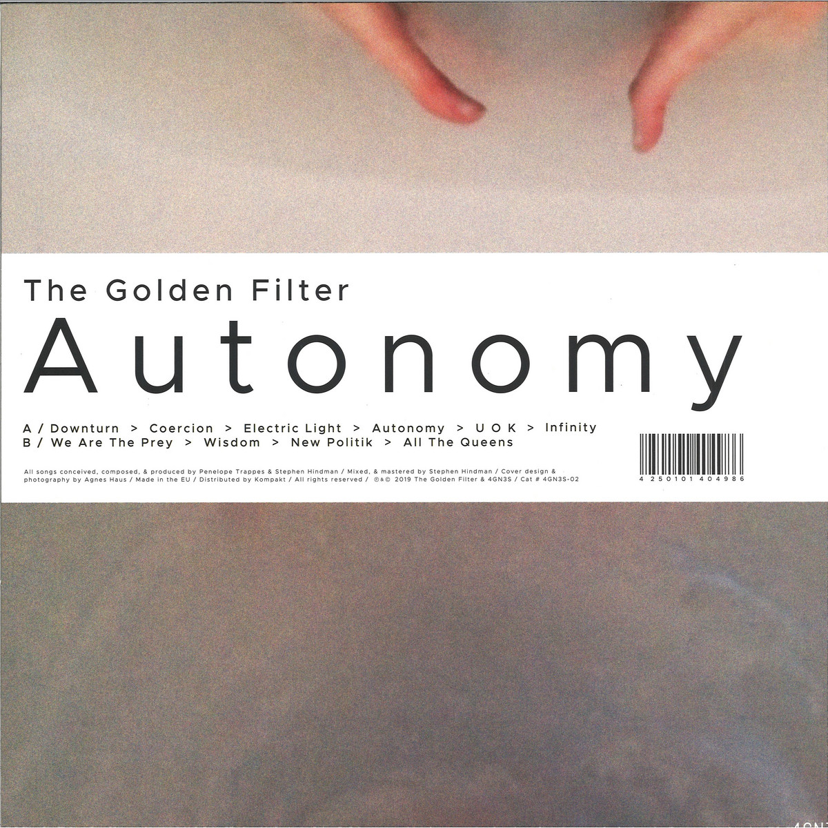The Golden Filter - Autonomy / Agnes / 4GN3S 4GN3S-02 - Vinyl