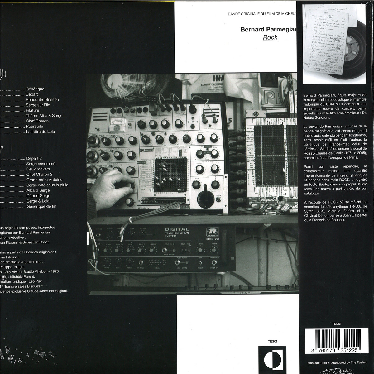 Bernard Parmegiani - Rock / Transversales Disques TRS01 - Vinyl