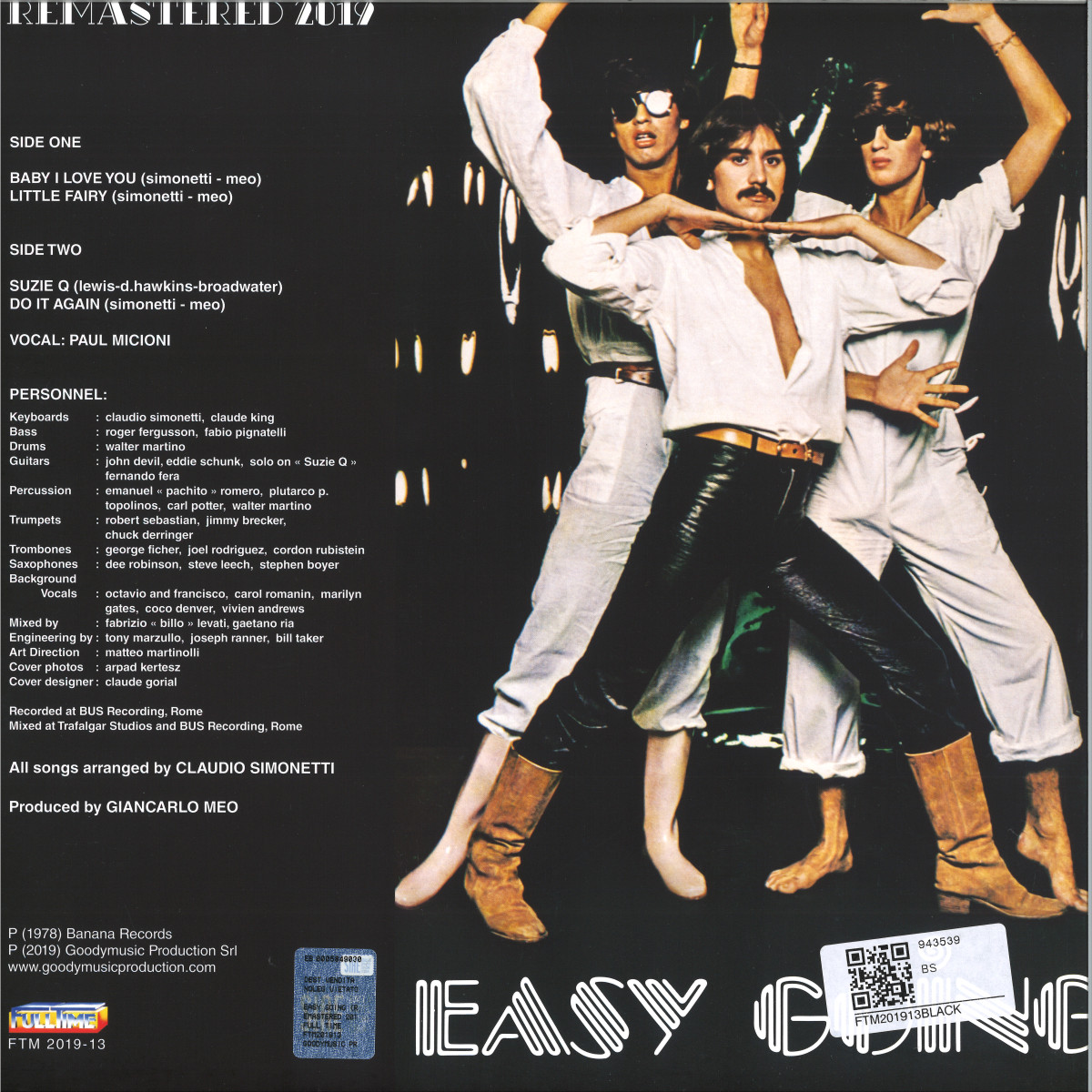 EASY GOING - Easy Going LP (REMASTERED 2019) / FULLTIME PRODUCTION  FTM201913 - Vinyl