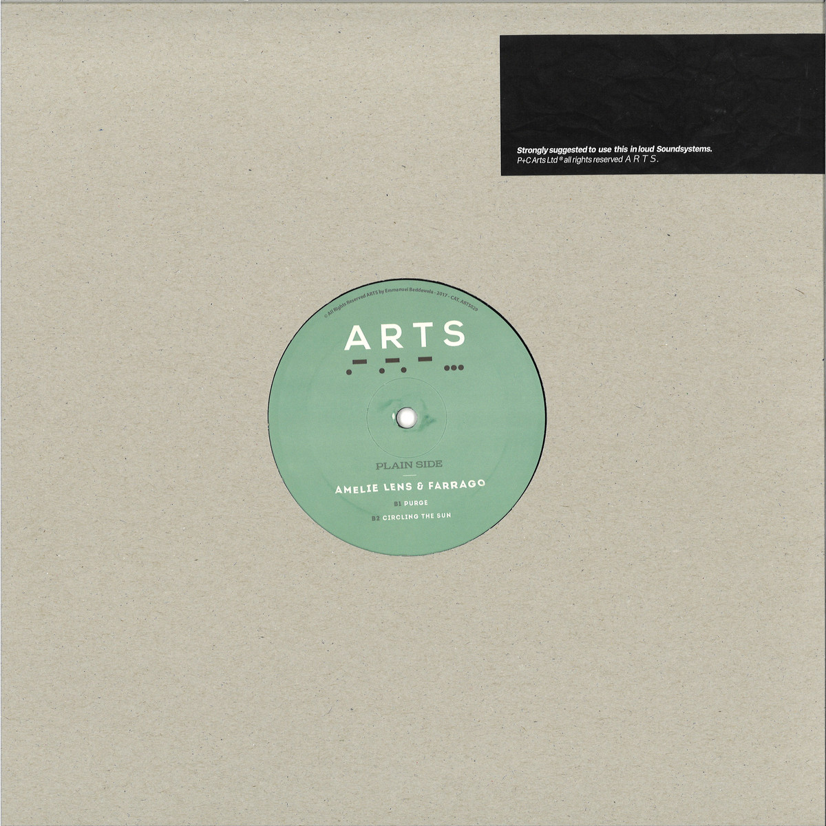 Amelie Lens & Farrago - Weight Of The Land / ARTS ARTS029RP - Vinyl