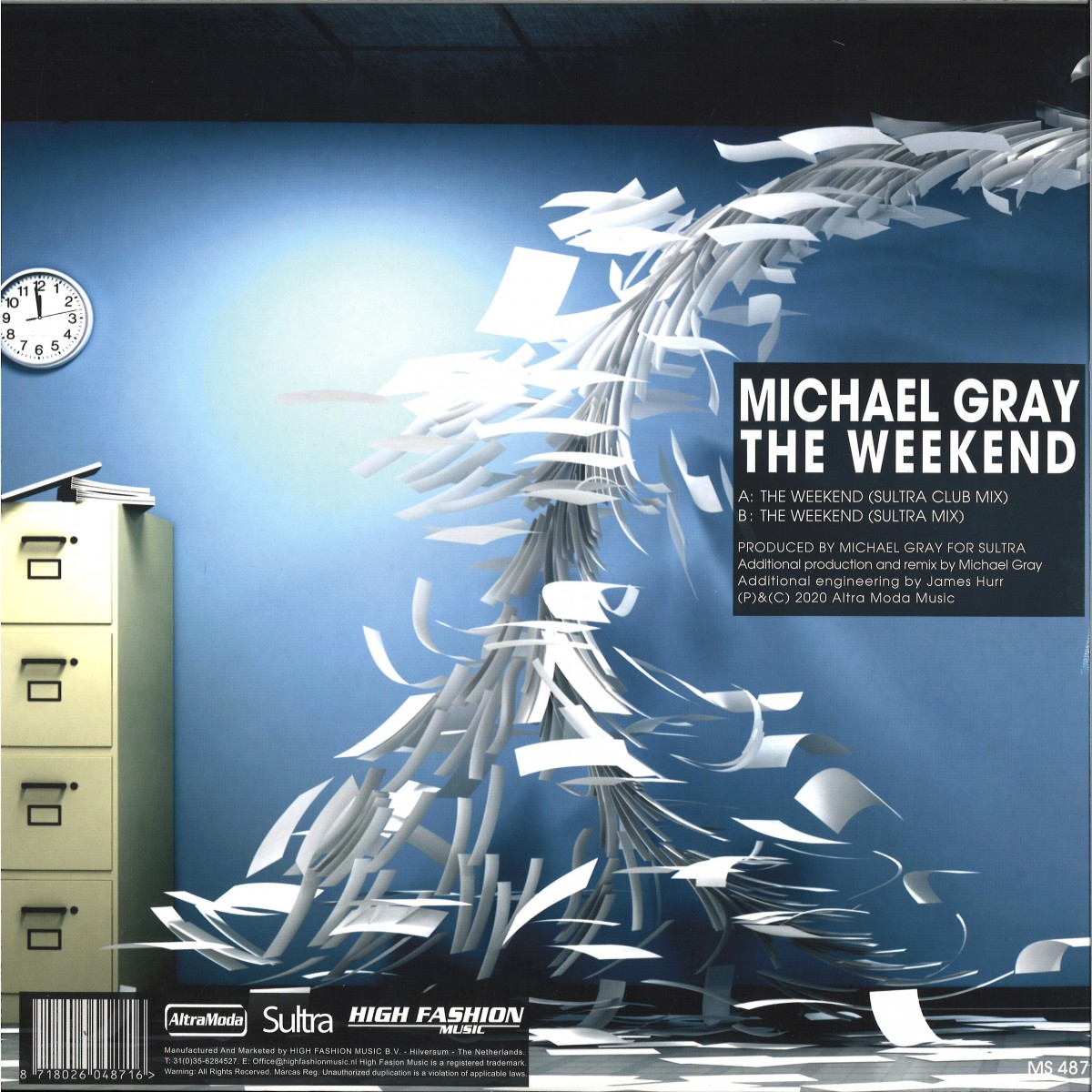 MICHAEL GRAY - THE WEEKEND (SULTRA / High Fashion Music MS487 - Vinyl