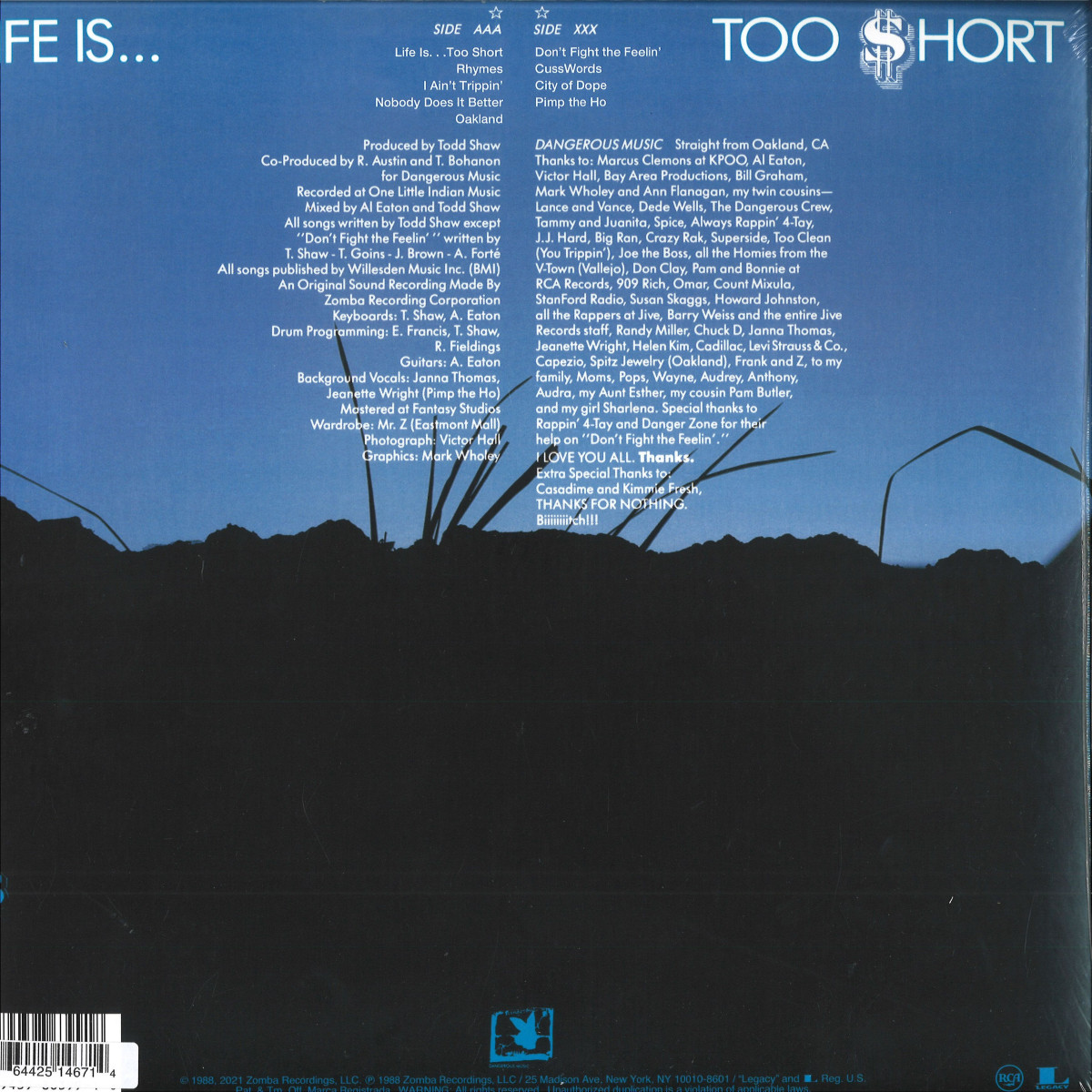 Too Short - Life Is...Too $Hort / GET ON DOWN GET51467LP - Vinyl