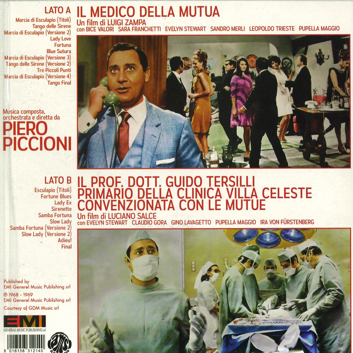 Piero Piccioni - Il Medico Della Mutua / AMS AMSLP121 - Vinyl