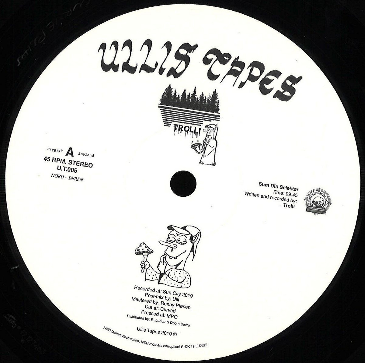 Trolli / Rolf Einars Datatrips - Ullis Tapes Vo.5 / Ullis Tapes U.T.005 -  Vinyl