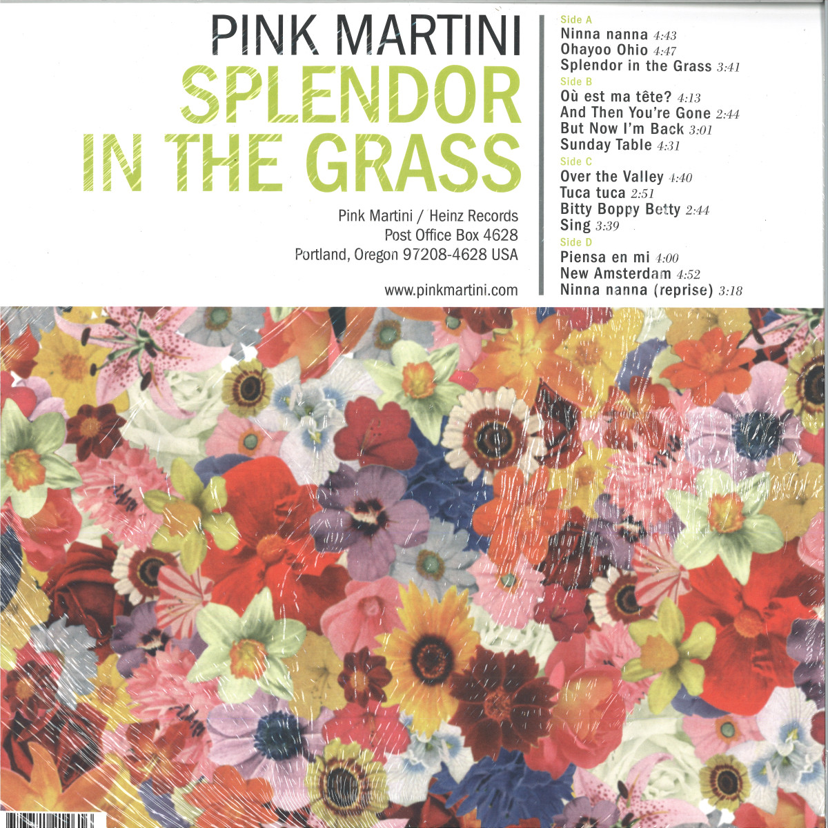 Pink Martini - Splendor In The Grass LP 2x12" / Heinz Records HNZ006LP -  Vinyl