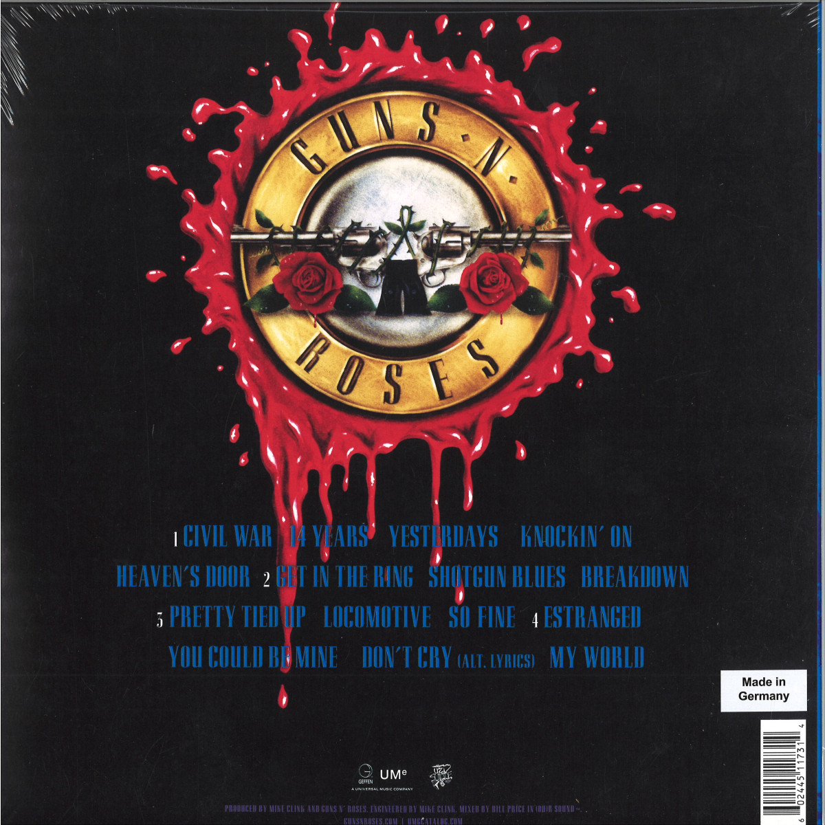 Guns N' Roses - Use Your Illusion II LP (2x12") / Guns N Roses P&D  0602445117314 - Vinyl