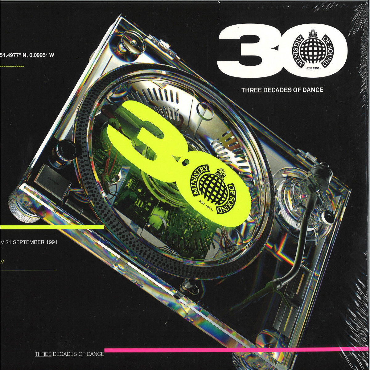 VARIOUS ARTISTS - 30 YEARS: THREE DECADES OF DANCE / Ministry of Sound UK  MOSLP554 - Vinyl