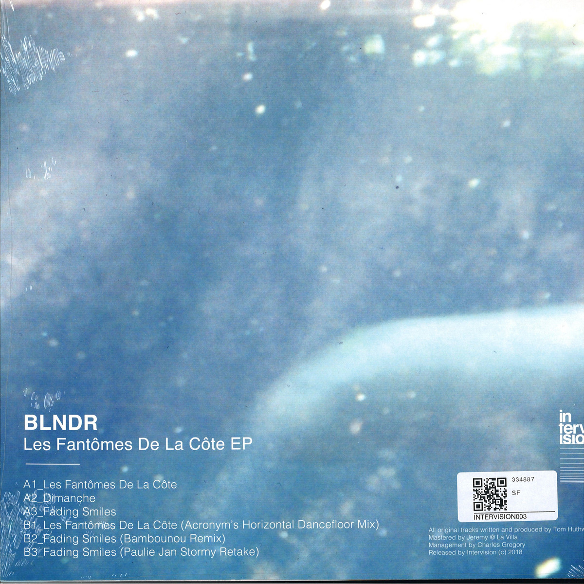BLNDR - Les Fantômes De La Côte EP / Intervision INTERVISION003 - Vinyl