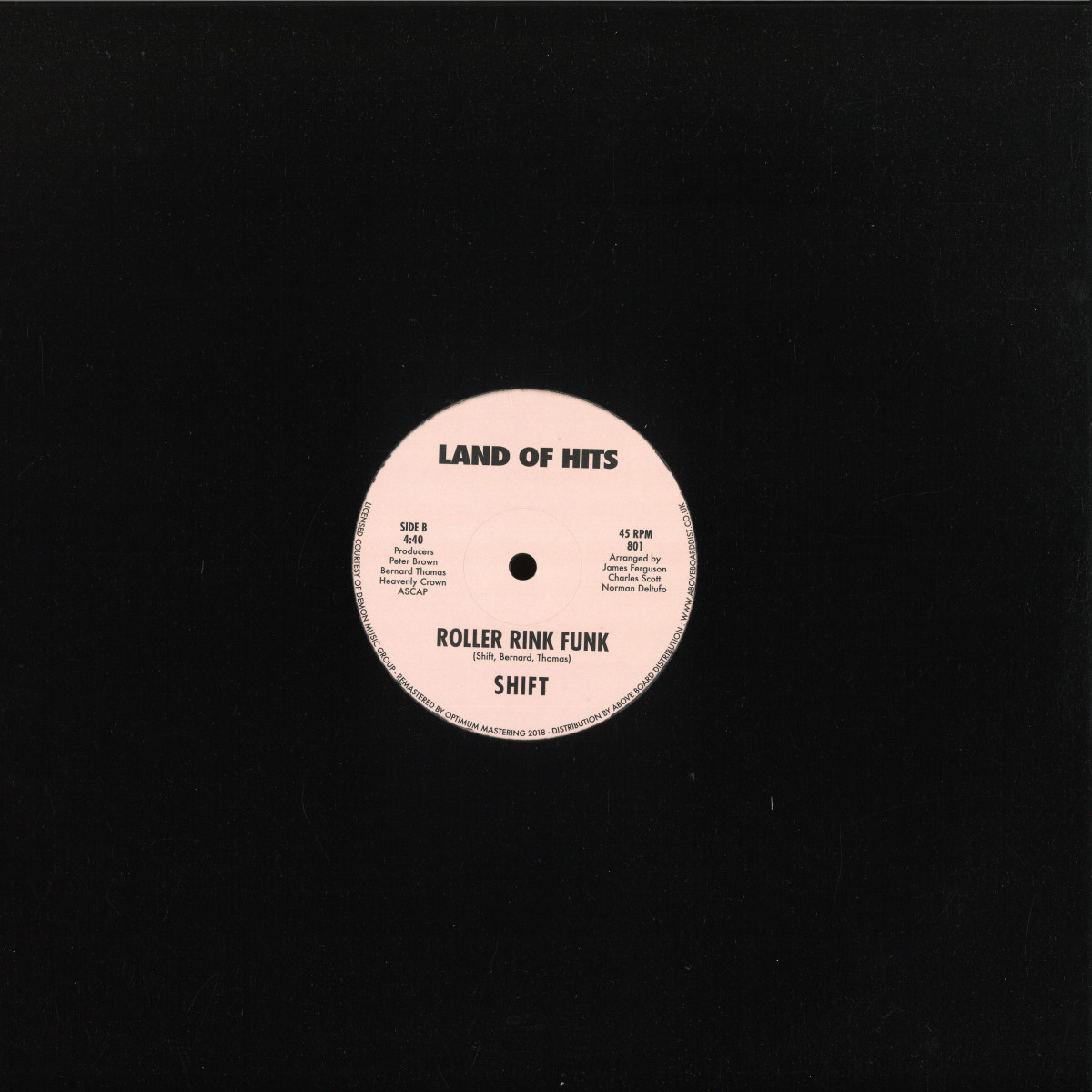 Shift - Rolle Rink funk / Land of Hits 801 - Vinyl