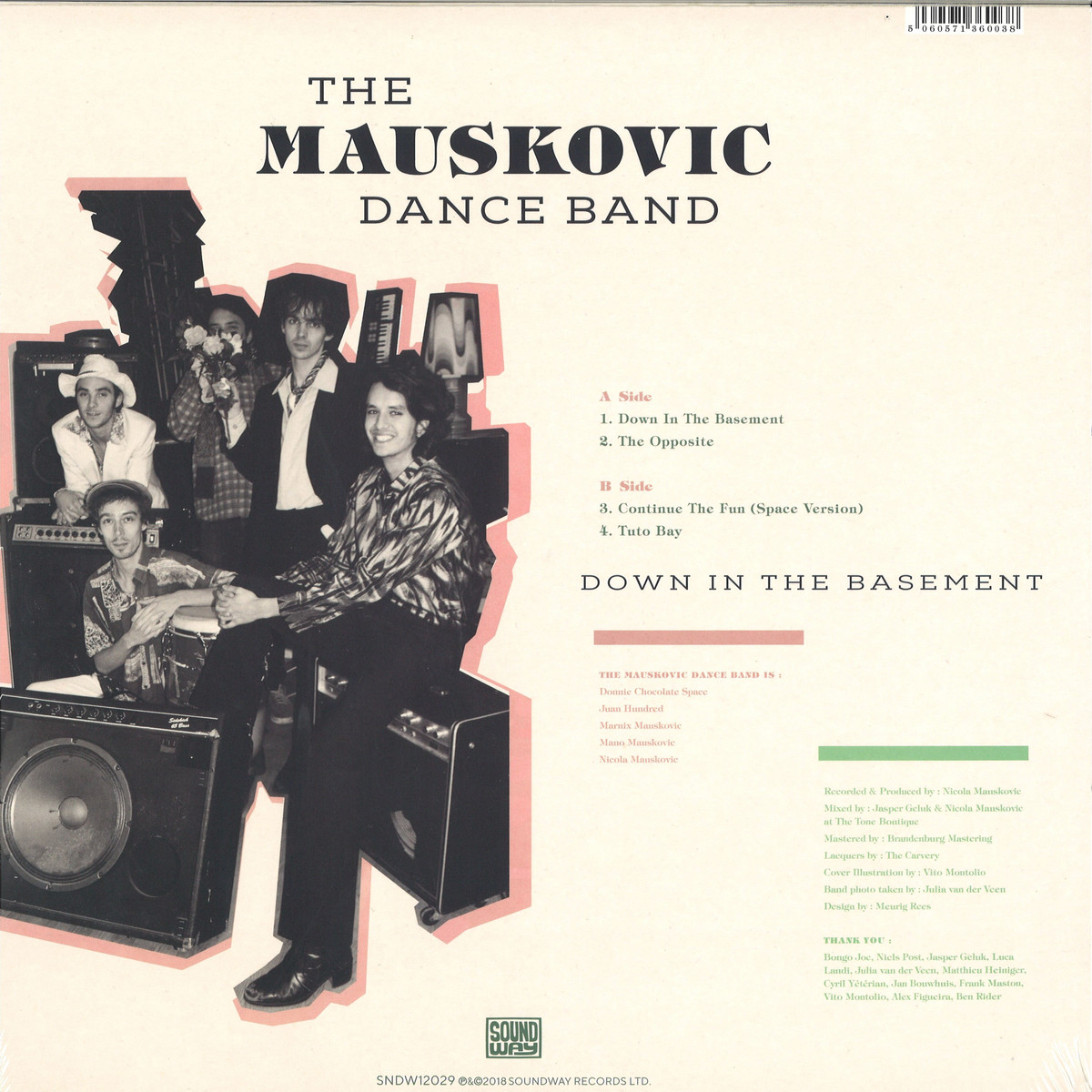 THE MAUSKOVICH DANCE BAND - Down In The Basement EP / SOUNDWAY RECORDS  156706 / 156706 - Vinyl