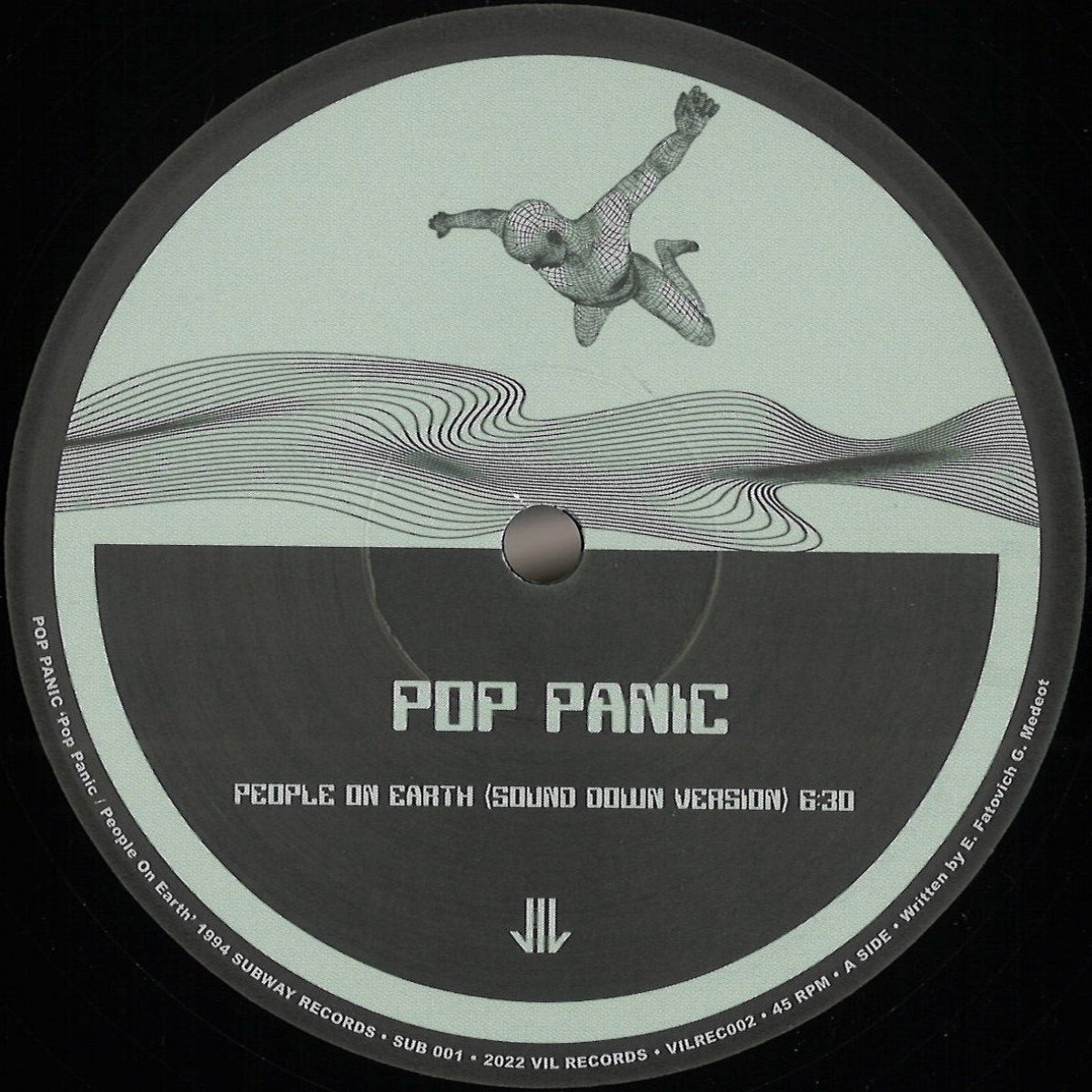 POP PANIC - POP PANIC / PEOPLE ON EARTH / VIL Records VILREC002 - Vinyl