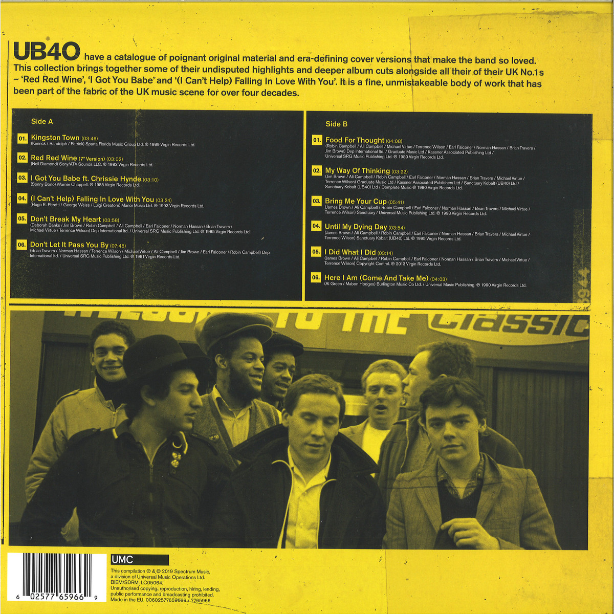 UB40 - Red, Red Wine: The Collection / UMC 7765966 - Vinyl
